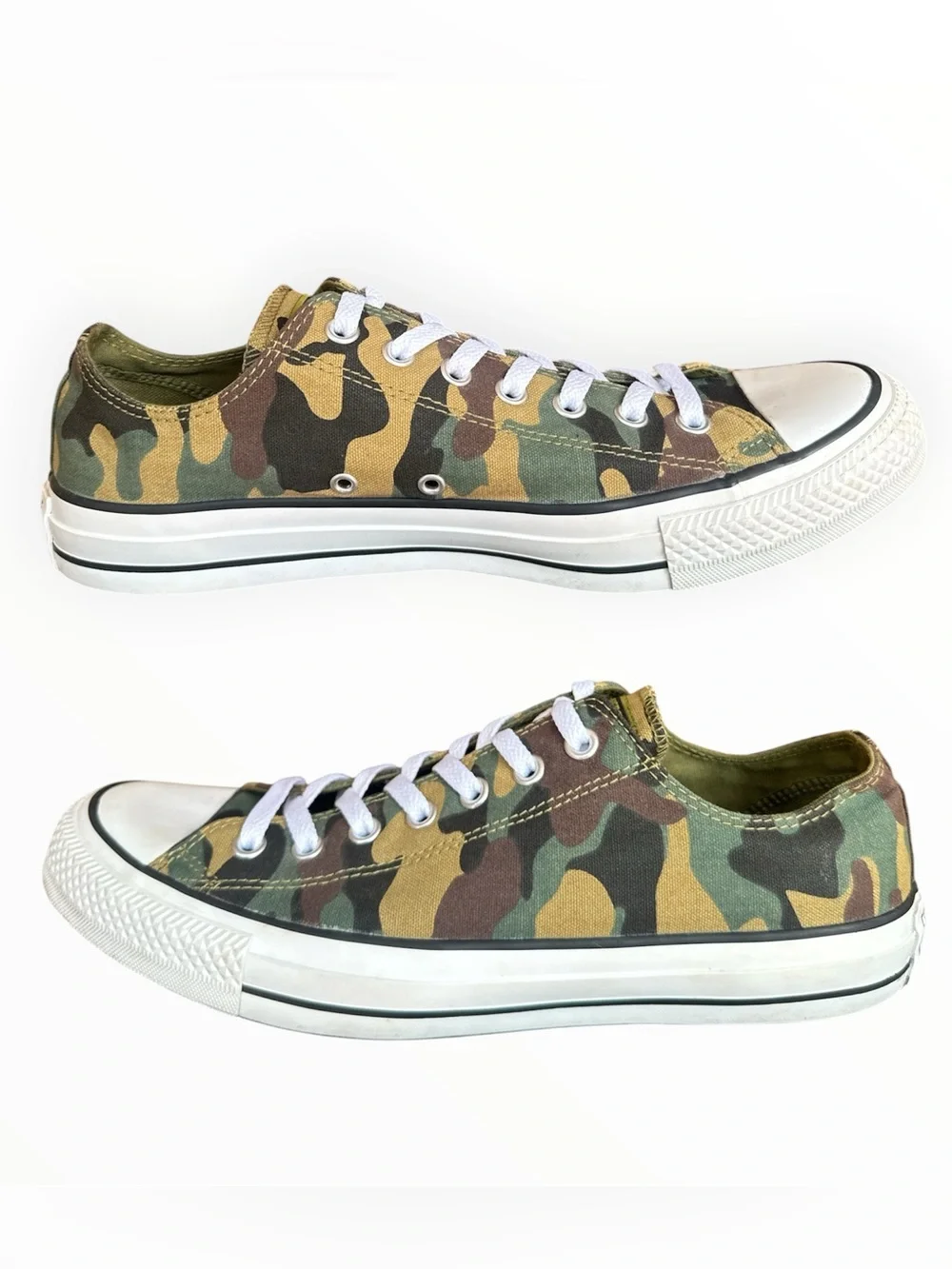 Converse Chuck Taylor All Star Ox Camo Olive Branch Low Top 148922F Men’s 11